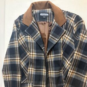 Arista limited edition coat with suede collar (L)